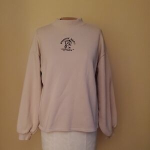 Archives Whoopsie Daisy Beige Mock Neck Sweatshirt